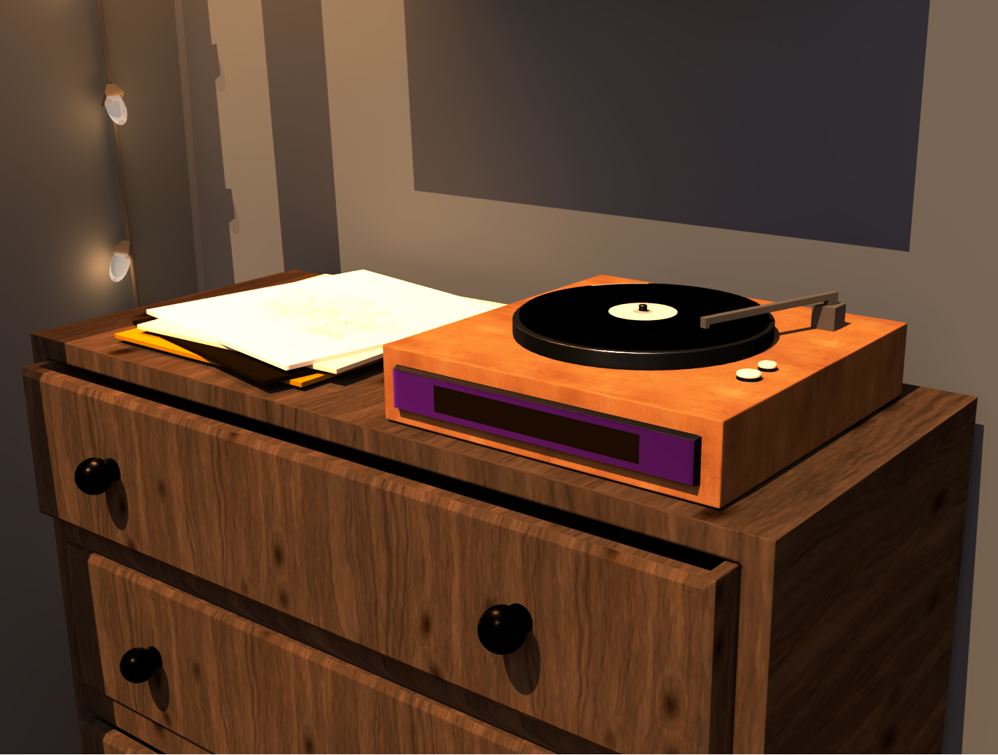 Interior render — right