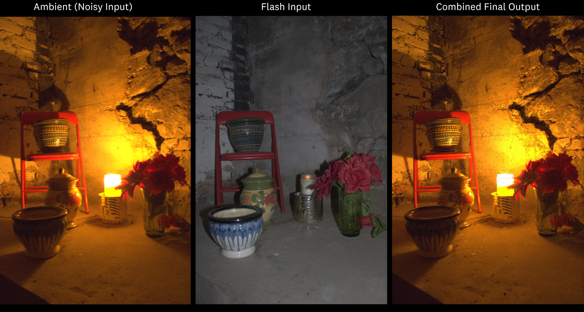 Flash/No-Flash result 1